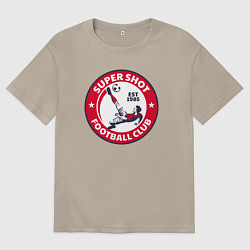 Мужская футболка оверсайз Супер удар - футбольный клуб