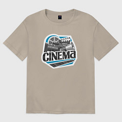 Мужская футболка оверсайз Cinema mood