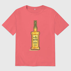 Мужская футболка оверсайз Бутылочка текилы
