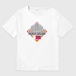 Мужская футболка оверсайз Доха Катар