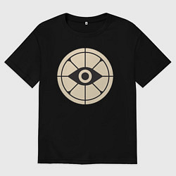 Мужская футболка оверсайз Глаз в прицеле deadlock