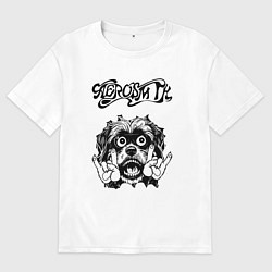 Мужская футболка оверсайз Aerosmith - rock dog