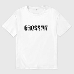Мужская футболка оверсайз CrossFit спорт