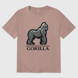 Мужская футболка оверсайз Горилла