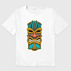 Мужская футболка оверсайз Африка маска