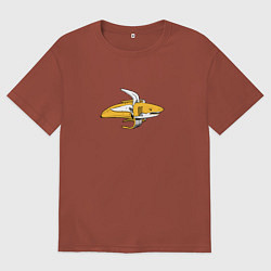 Мужская футболка оверсайз Акулабанан