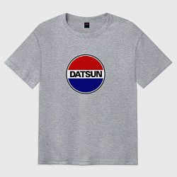 Футболка оверсайз мужская Datsun, цвет: меланж