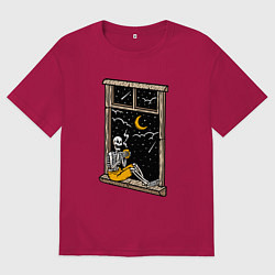 Мужская футболка оверсайз Ночной мечтатель