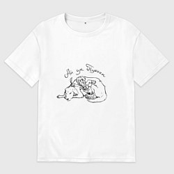 Мужская футболка оверсайз Ай да Пушкин