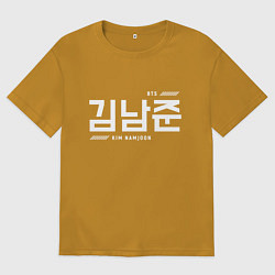 Мужская футболка оверсайз Ким Намджун bts