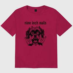 Мужская футболка оверсайз Nine Inch Nails - rock dog