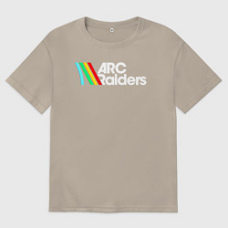 Мужская футболка оверсайз Arc raiders logo