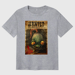 Мужская футболка оверсайз Oddworld - wanted