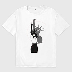 Мужская футболка оверсайз Человек-бензопила Йор