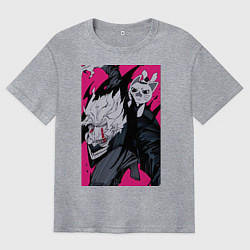 Мужская футболка оверсайз Дандадан Кэн Такакура