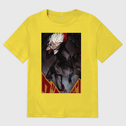 Мужская футболка оверсайз Дандадан: Кэн Такакура