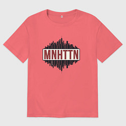 Мужская футболка оверсайз New York Manhattan