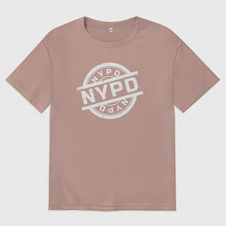 Мужская футболка оверсайз Полиция Нью-Йорка
