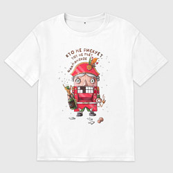 Мужская футболка оверсайз Щелкунчик