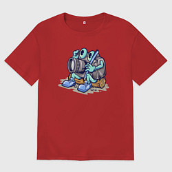 Мужская футболка оверсайз Я фотограф