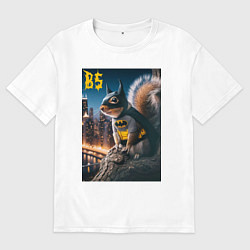 Мужская футболка оверсайз Bat squirrel - ai art fantasy