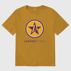 Мужская футболка оверсайз Lakers stars