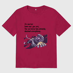 Мужская футболка оверсайз Вселенная уже всё решила