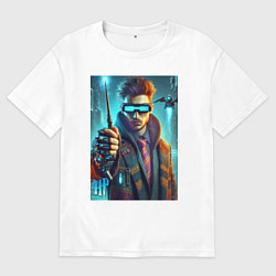 Мужская футболка оверсайз Повзрослевший Гарри Поттер - нейроарт