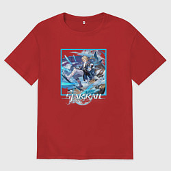 Мужская футболка оверсайз Яньцин