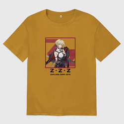 Мужская футболка оверсайз Эвелин Шевалье - Zenless Zone Zero