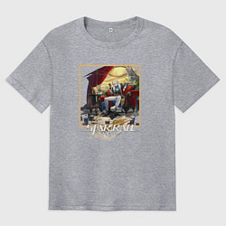 Мужская футболка оверсайз Авантюрин