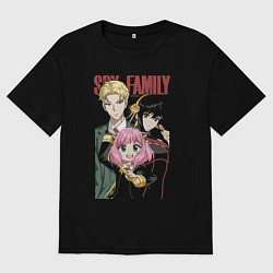 Мужская футболка оверсайз Семья шпиона аниме