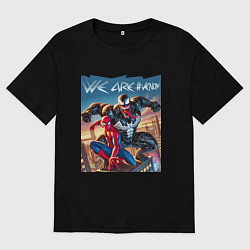 Мужская футболка оверсайз We are Venom - motto