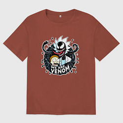 Мужская футболка оверсайз Morty and Rick-Venom - meme