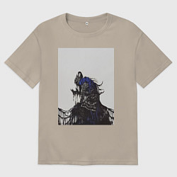 Футболка оверсайз мужская Artorias of the Abyss, цвет: миндальный
