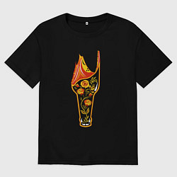 Мужская футболка оверсайз Розочка