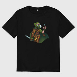 Футболка оверсайз мужская Верминтайд 2 - Кериллиан из Warhammer, цвет: черный