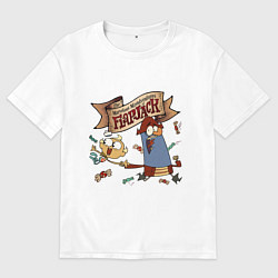 Мужская футболка оверсайз Flapjack - candies