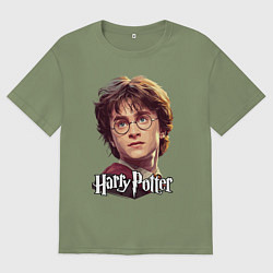 Мужская футболка оверсайз Harry Potter wizard