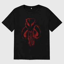 Мужская футболка оверсайз Символ Мандалора