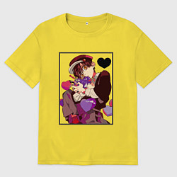 Мужская футболка оверсайз Туалетный мальчик Ханако