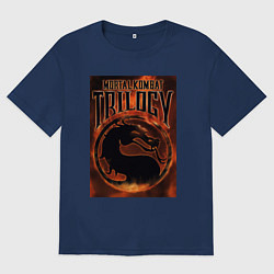 Мужская футболка оверсайз Mortal kombat trilogy