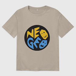 Мужская футболка оверсайз Neo geo logo