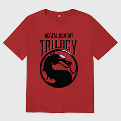 Мужская футболка оверсайз Mortal kombat trilogy