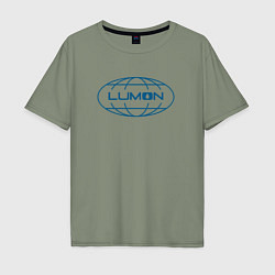 Футболка оверсайз мужская Корпорация Lumon, цвет: авокадо