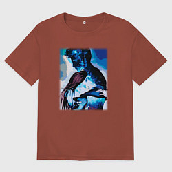 Мужская футболка оверсайз Ты мой космос