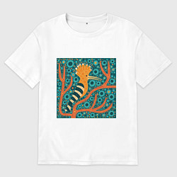 Мужская футболка оверсайз Удод