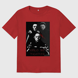 Мужская футболка оверсайз Hold me tighter