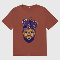 Мужская футболка оверсайз Король Джеймс