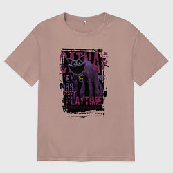 Мужская футболка оверсайз Кот дремот Catnap